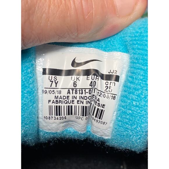 NIKE Air Max 1 Have a Nike day Multicolor YOUTH 7 WMNS 8.5 EUC Smiley toe charms - Picture 10 of 16